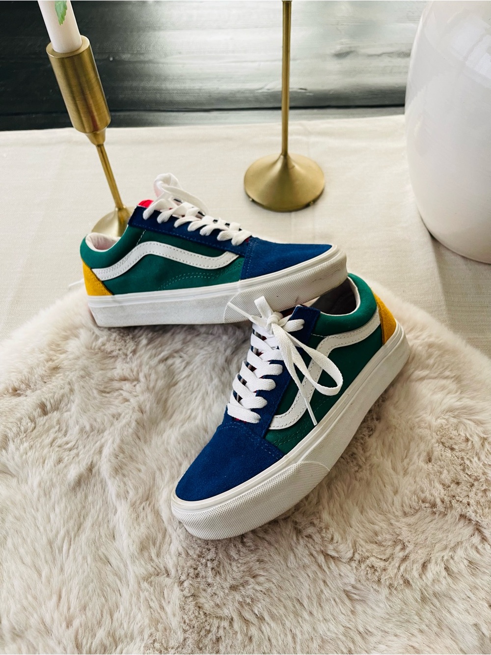 Vans color block shoes sz 3.5 men’s /5 woman’s /3.5 youth